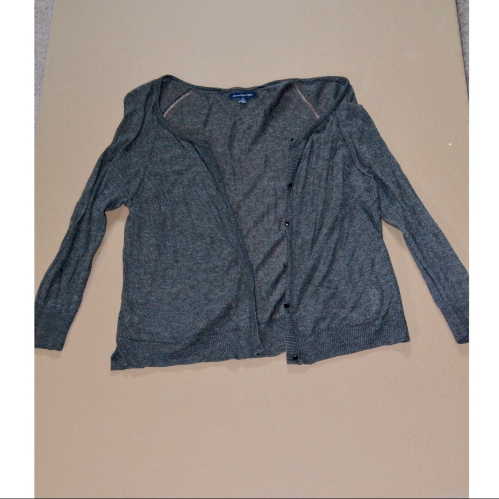 Grey cardigan